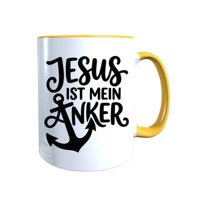 Keramik Tasse Jesus ist mein Anker – Christliche Accessoires | Geschenkidee für Christen Kommunion_0012TG