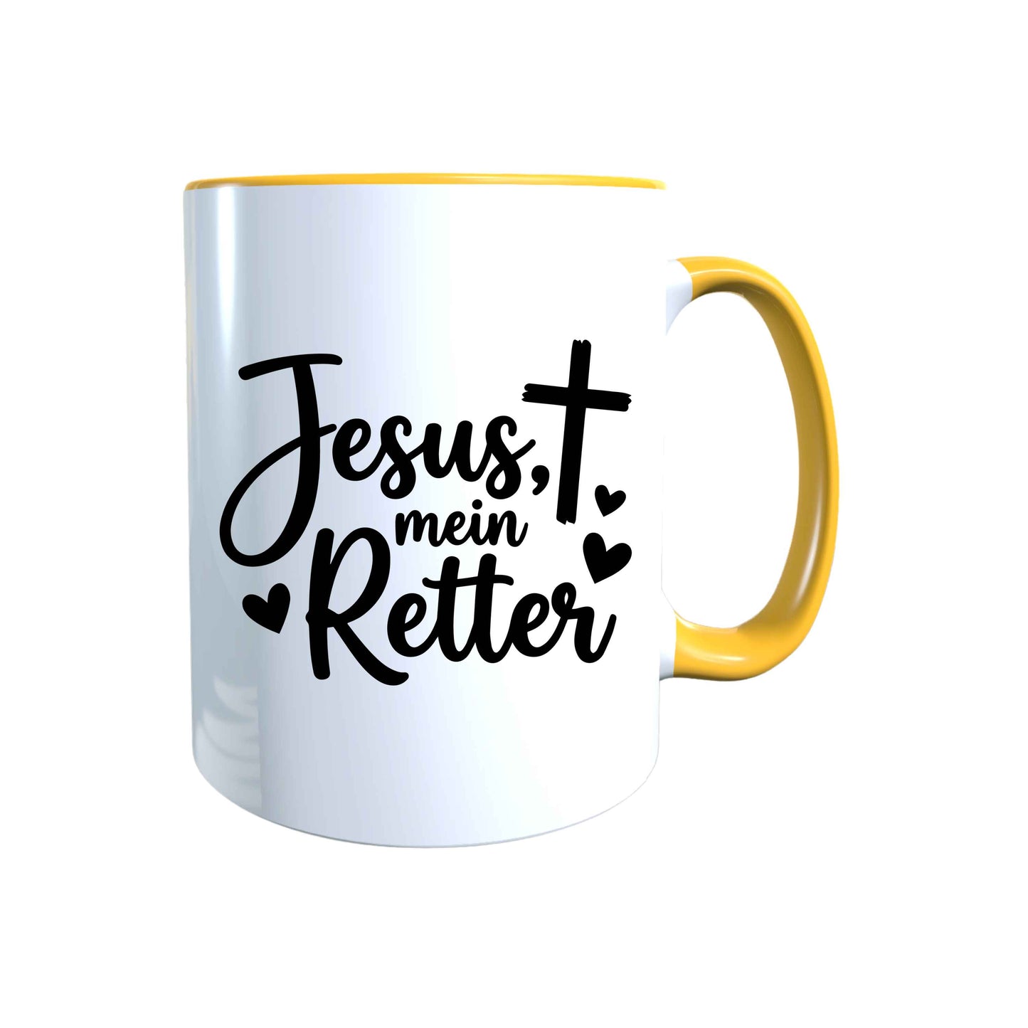 Keramik Tasse Jesus mein Retter – Christliche Accessoires | Geschenkidee für Christen Kommunion_0010TG