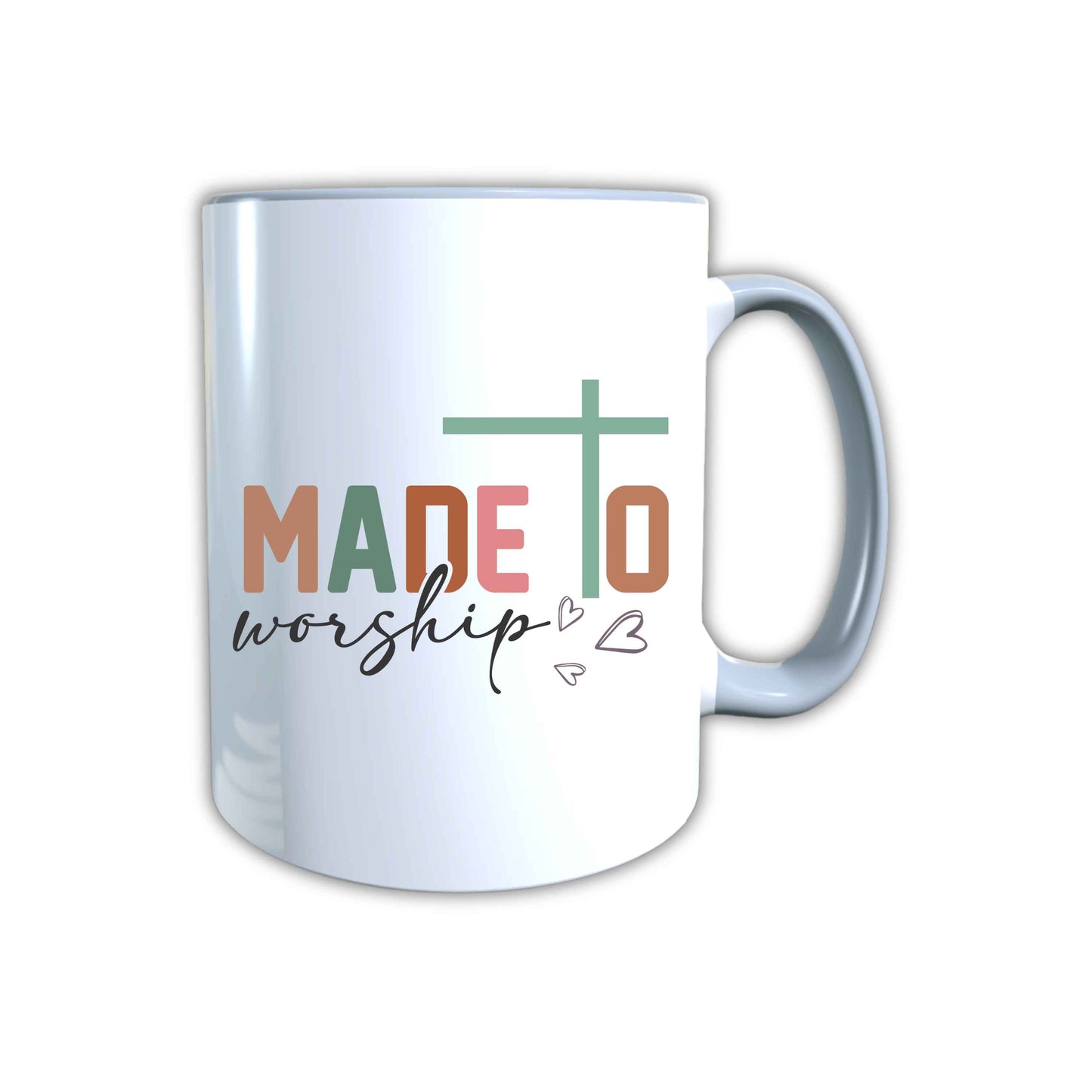 Keramik Tasse Made to Worship Jesus – Christliche Accessoires | Geschenkidee für Christen Kommunion_0020TG