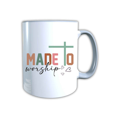 Keramik Tasse Made to Worship Jesus – Christliche Accessoires | Geschenkidee für Christen Kommunion_0020TG