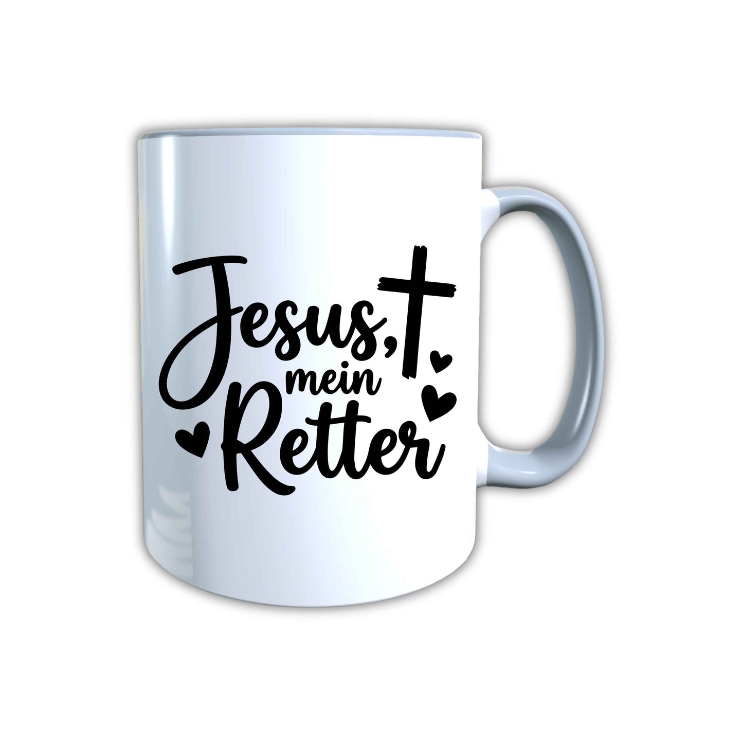 Keramik Tasse Jesus mein Retter – Christliche Accessoires | Geschenkidee für Christen Kommunion_0010TG
