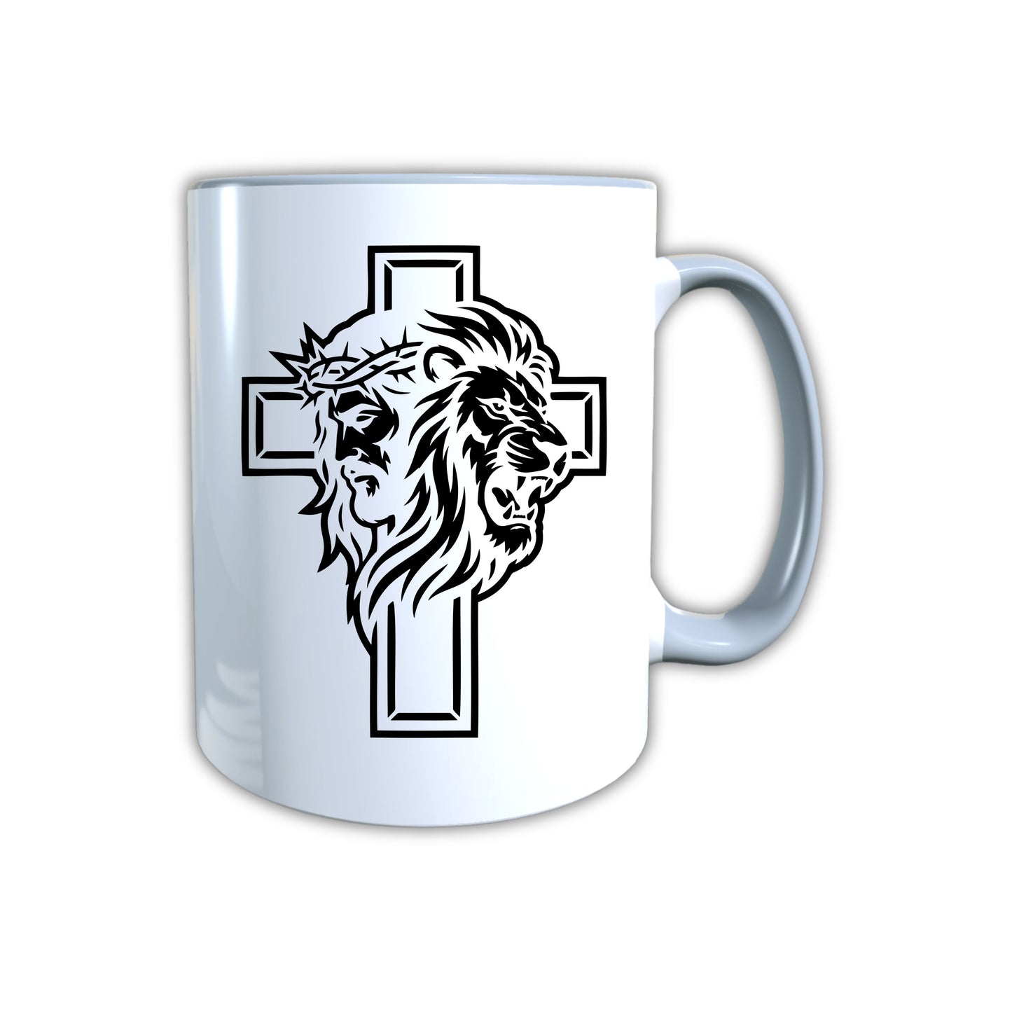 Keramik Tasse Jesus Yeshua Löwe – Christliche Accessoires | Geschenkidee für Christen Kommunion_0009TG