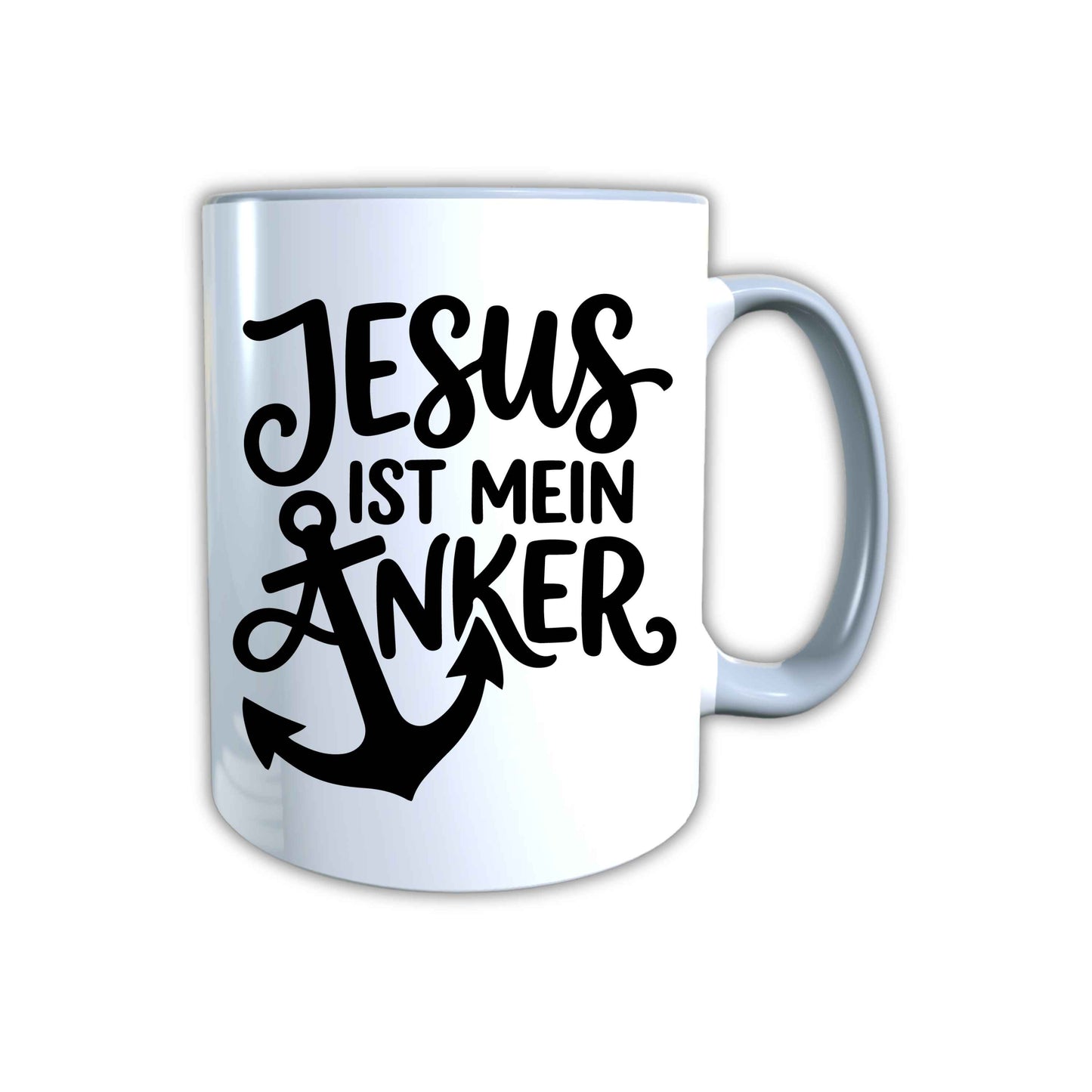 Keramik Tasse Jesus ist mein Anker – Christliche Accessoires | Geschenkidee für Christen Kommunion_0012TG