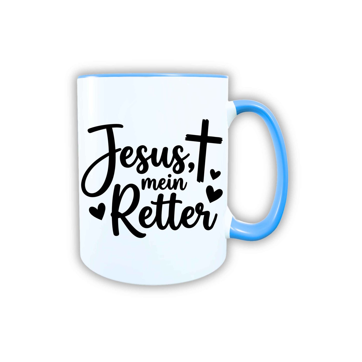 Keramik Tasse Jesus mein Retter – Christliche Accessoires | Geschenkidee für Christen Kommunion_0010TG