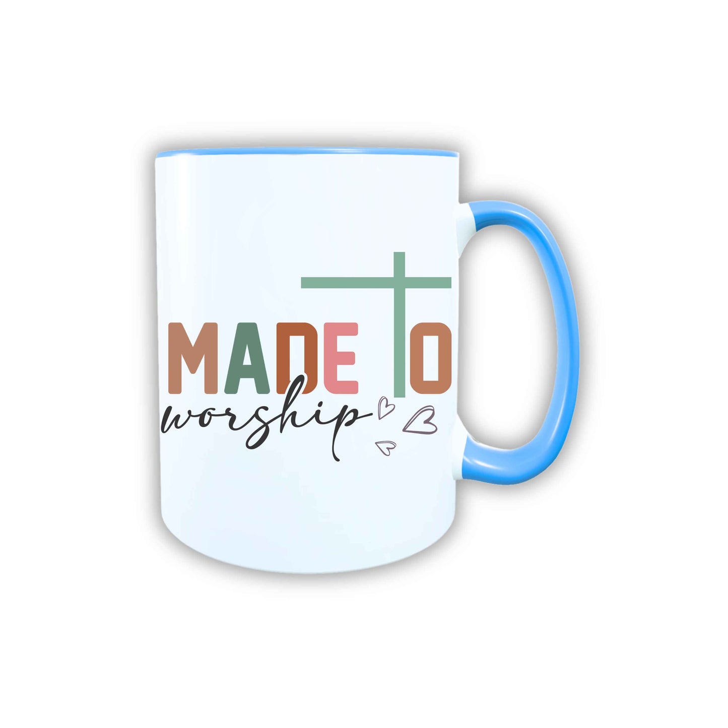 Keramik Tasse Made to Worship Jesus – Christliche Accessoires | Geschenkidee für Christen Kommunion_0020TG