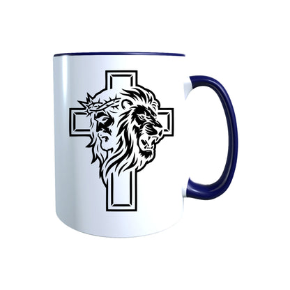 Keramik Tasse Jesus Yeshua Löwe – Christliche Accessoires | Geschenkidee für Christen Kommunion_0009TG