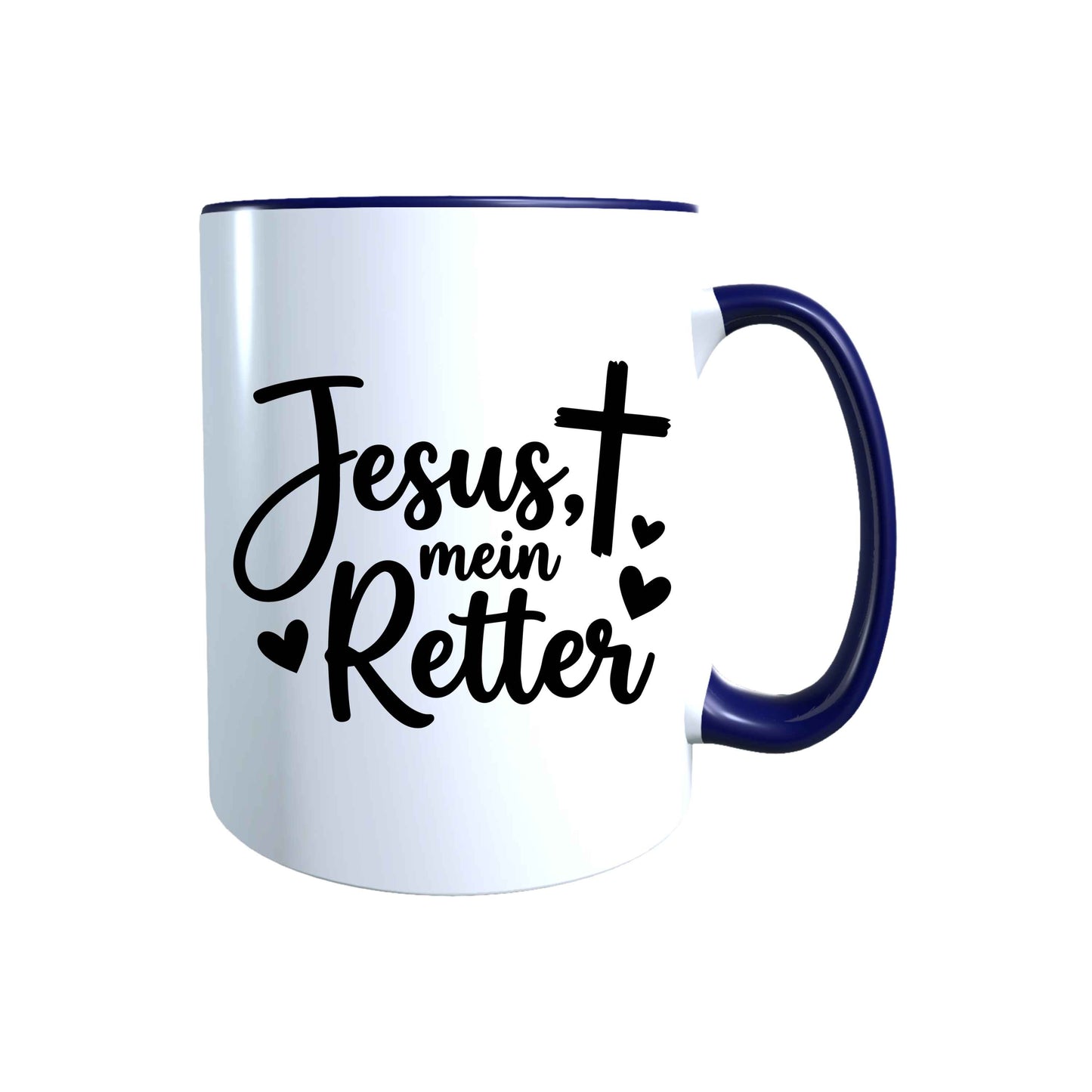 Keramik Tasse Jesus mein Retter – Christliche Accessoires | Geschenkidee für Christen Kommunion_0010TG