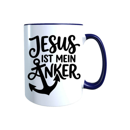 Keramik Tasse Jesus ist mein Anker – Christliche Accessoires | Geschenkidee für Christen Kommunion_0012TG