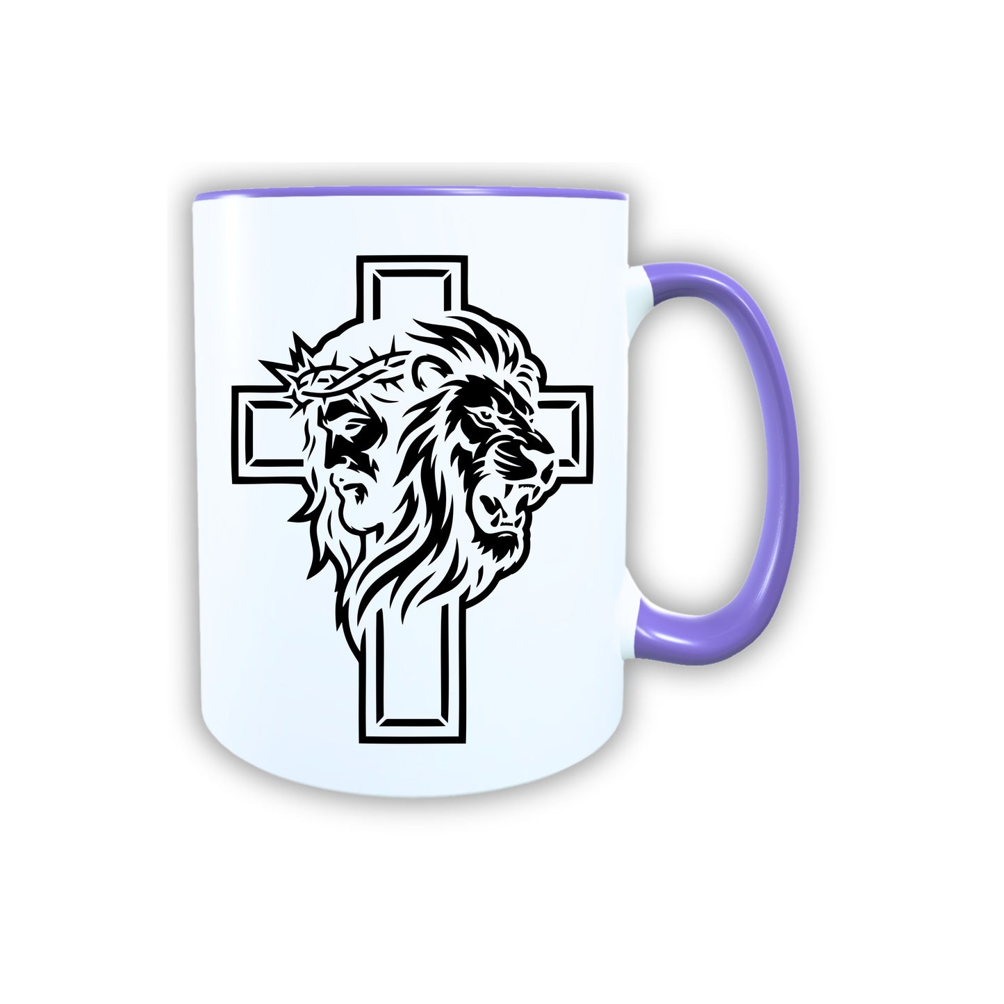 Keramik Tasse Jesus Yeshua Löwe – Christliche Accessoires | Geschenkidee für Christen Kommunion_0009TG