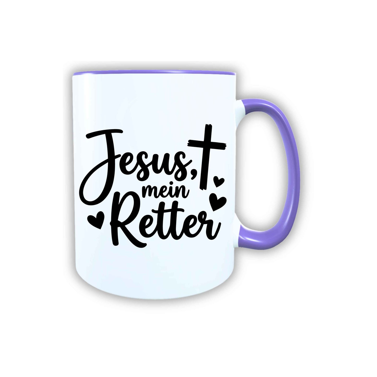 Keramik Tasse Jesus mein Retter – Christliche Accessoires | Geschenkidee für Christen Kommunion_0010TG