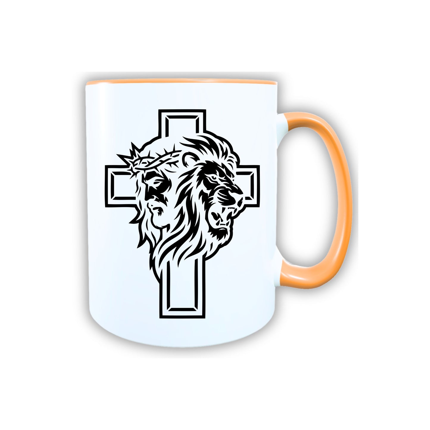 Keramik Tasse Jesus Yeshua Löwe – Christliche Accessoires | Geschenkidee für Christen Kommunion_0009TG