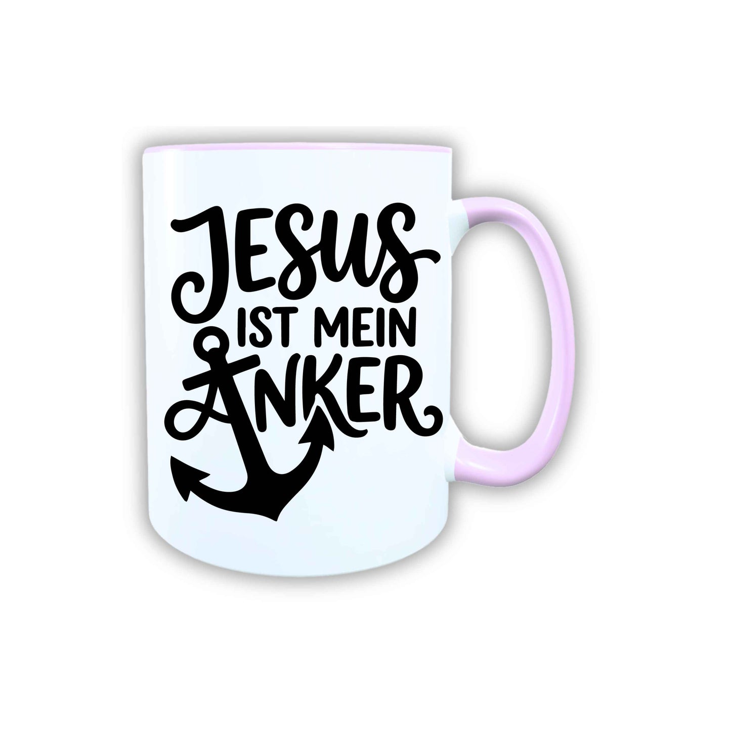 Keramik Tasse Jesus ist mein Anker – Christliche Accessoires | Geschenkidee für Christen Kommunion_0012TG