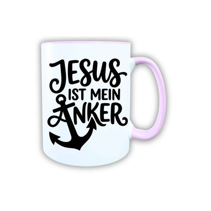 Keramik Tasse Jesus ist mein Anker – Christliche Accessoires | Geschenkidee für Christen Kommunion_0012TG