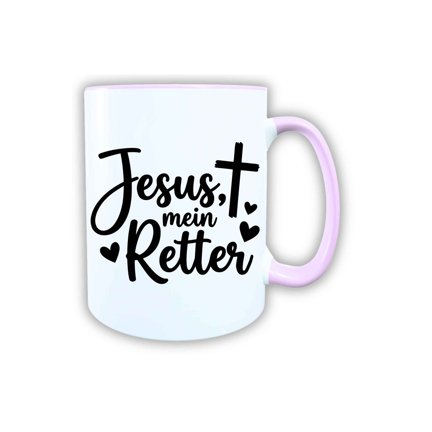 Keramik Tasse Jesus mein Retter – Christliche Accessoires | Geschenkidee für Christen Kommunion_0010TG