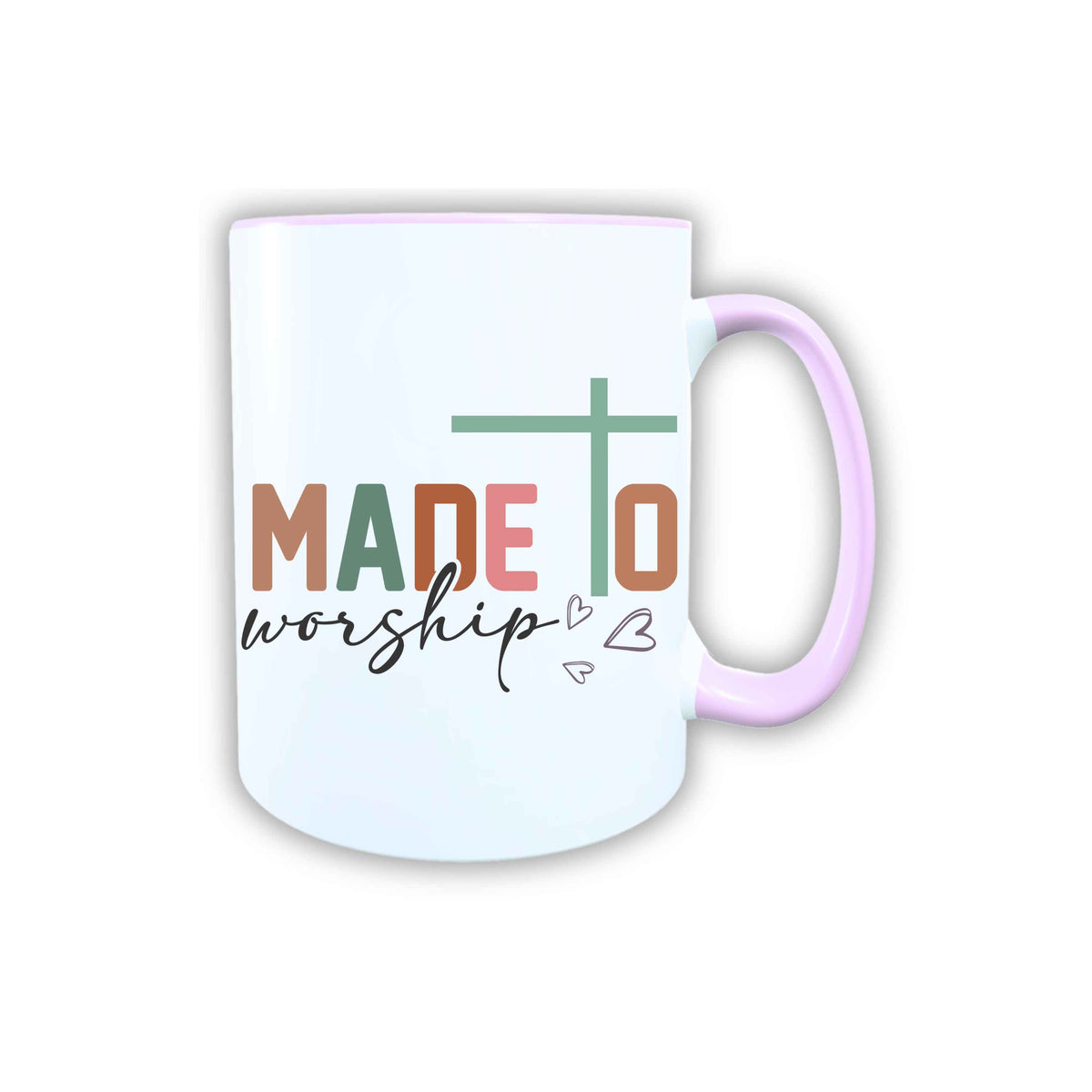 Keramik Tasse Made to Worship Jesus – Christliche Accessoires | Geschenkidee für Christen Kommunion_0020TG