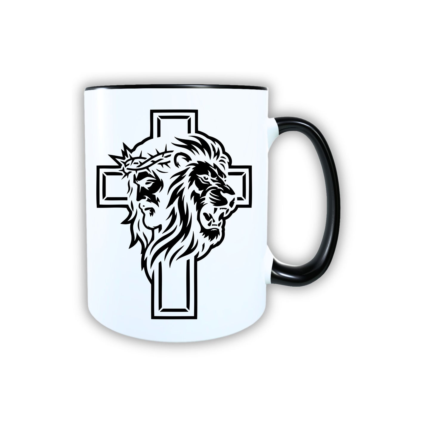 Keramik Tasse Jesus Yeshua Löwe – Christliche Accessoires | Geschenkidee für Christen Kommunion_0009TG