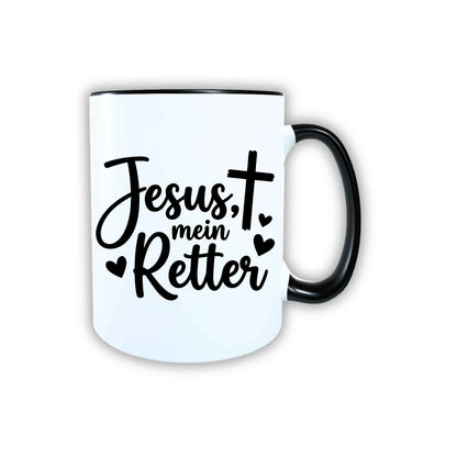 Keramik Tasse Jesus mein Retter – Christliche Accessoires | Geschenkidee für Christen Kommunion_0010TG
