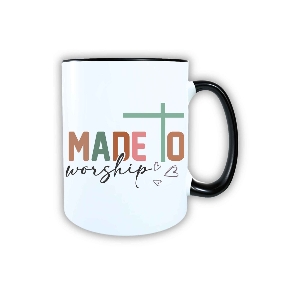 Keramik Tasse Made to Worship Jesus – Christliche Accessoires | Geschenkidee für Christen Kommunion_0020TG