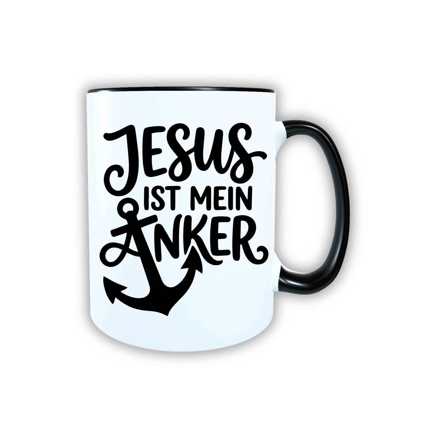 Keramik Tasse Jesus ist mein Anker – Christliche Accessoires | Geschenkidee für Christen Kommunion_0012TG