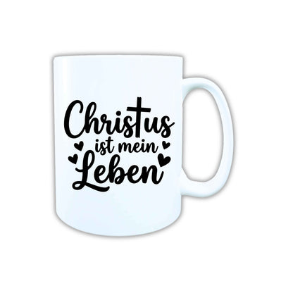 Keramik Tasse Jesus ist mein Leben – Christliche Accessoires | Geschenkidee für Christen Kommunion_0014TG
