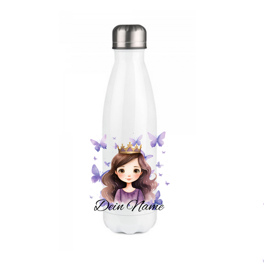 Personalisierte Trinkflasche mit Namen Thermobecher Geburtstag Prinzessin_0020E