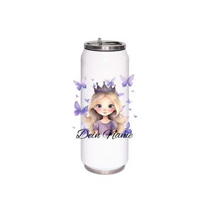 Personalisierte Trinkflasche mit Namen Thermobecher Geburtstag Prinzessin_0020E