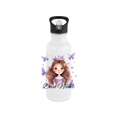 Personalisierte Trinkflasche mit Namen Thermobecher Geburtstag Prinzessin_0020E