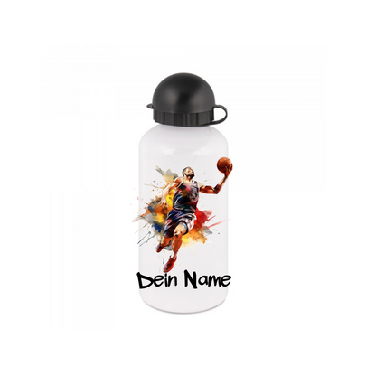 Personalisierte Trinkflasche mit Namen Thermobecher Geburtstag Basketball_0018E