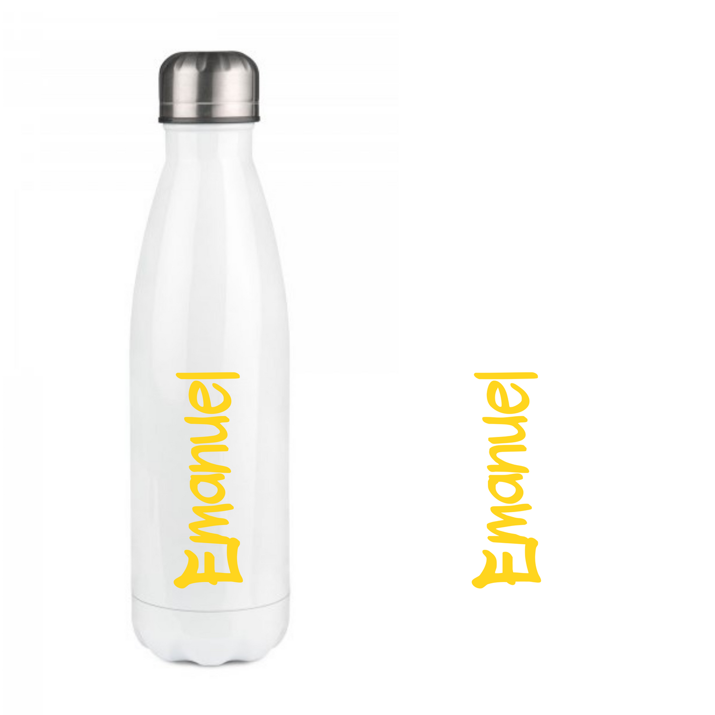 Personalisierte Trinkflasche mit Namen Wasserflasche Thermobecher_012E