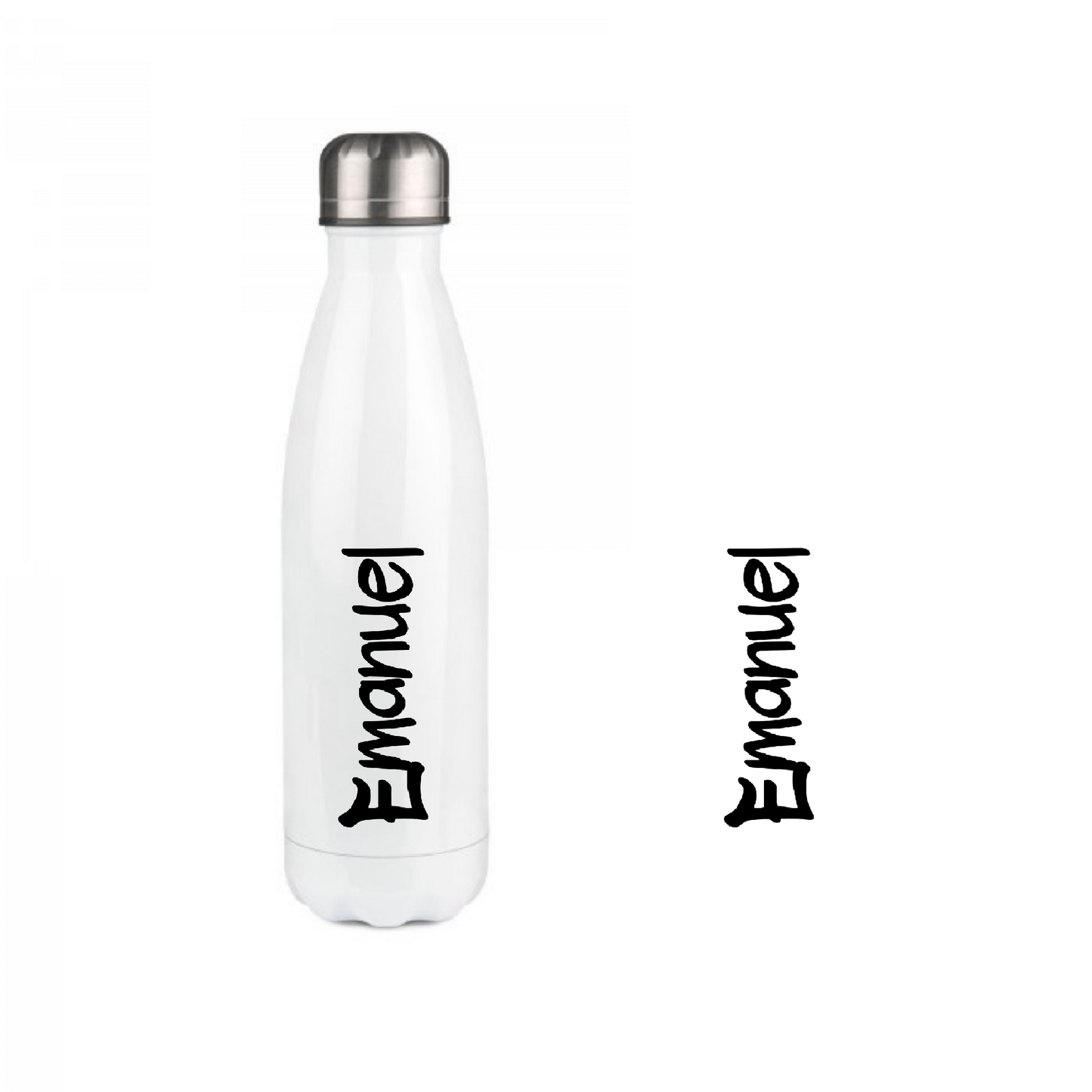 Personalisierte Trinkflasche mit Namen Wasserflasche Thermobecher_012E