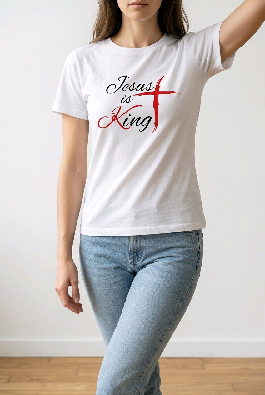 Unisex T-Shirt Jesus ist King Gott_0001A