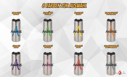 ☕ Edelstahl Thermobecher mit Wunschname – Individueller Kaffeebecher, ideal als Weihnachtsgeschenk & stilvolle Geschenkidee für jeden Anlass_0004F - Herz Jesu