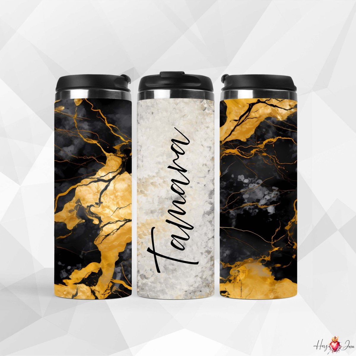 🌟 Individueller Thermobecher aus Edelstahl – Mit deinem Namen graviert. 🎁 Die perfekte Geschenkidee zu Weihnachten und vielen weiteren Anlässen._0019F - Herz Jesu