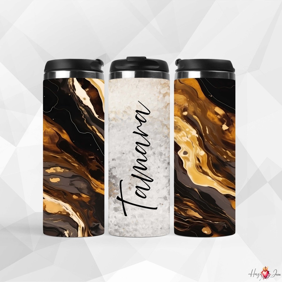 🌟 Individueller Thermobecher aus Edelstahl – Mit deinem Namen graviert. 🎁 Die perfekte Geschenkidee zu Weihnachten und vielen weiteren Anlässen._0019F - Herz Jesu