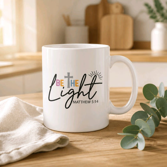 Keramik Tasse Be light Jesus – Christliche Accessoires | Geschenkidee für Christen Kommunion_0022TG - Herz Jesu