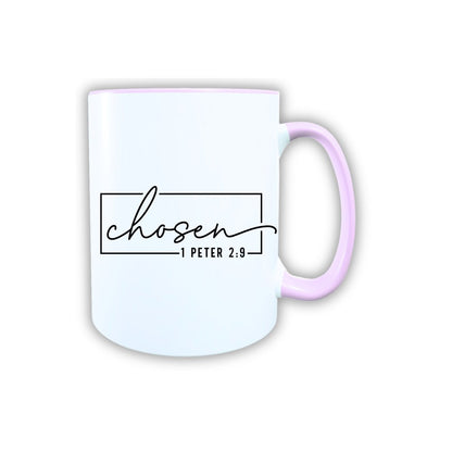 Keramik Tasse Jesus Chosen – Christliche Accessoires | Geschenkidee für Christen Kommunion_0005TG - Herz Jesu
