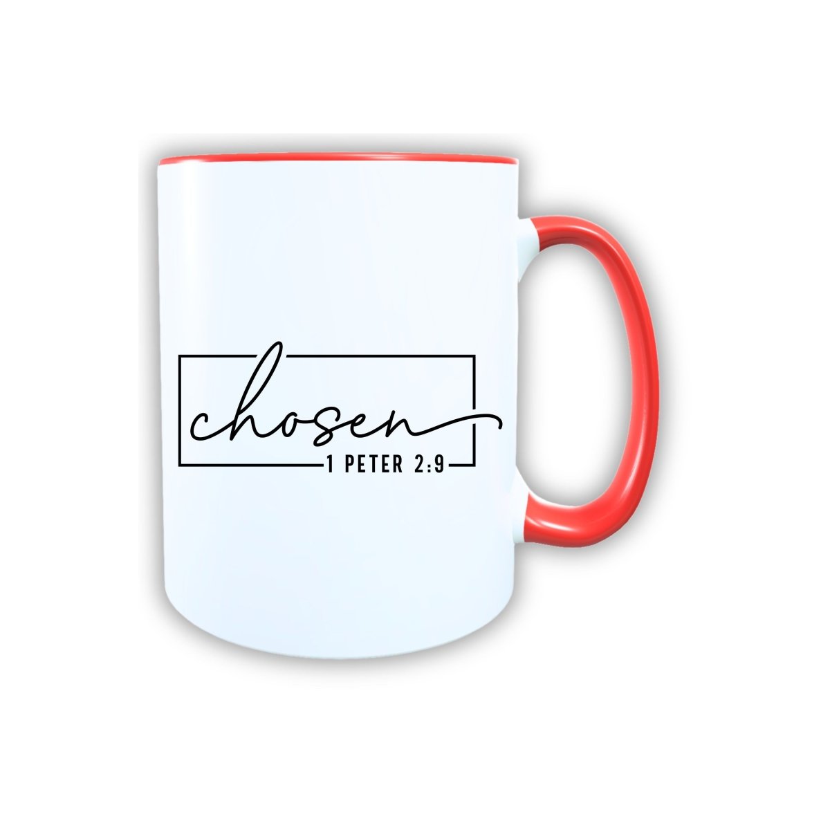 Keramik Tasse Jesus Chosen – Christliche Accessoires | Geschenkidee für Christen Kommunion_0005TG - Herz Jesu
