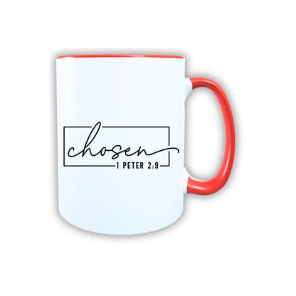 Keramik Tasse Jesus Chosen – Christliche Accessoires | Geschenkidee für Christen Kommunion_0005TG - Herz Jesu
