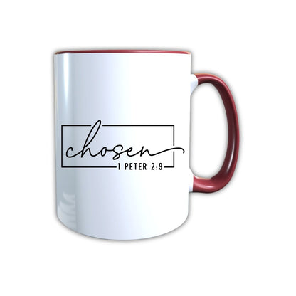 Keramik Tasse Jesus Chosen – Christliche Accessoires | Geschenkidee für Christen Kommunion_0005TG - Herz Jesu