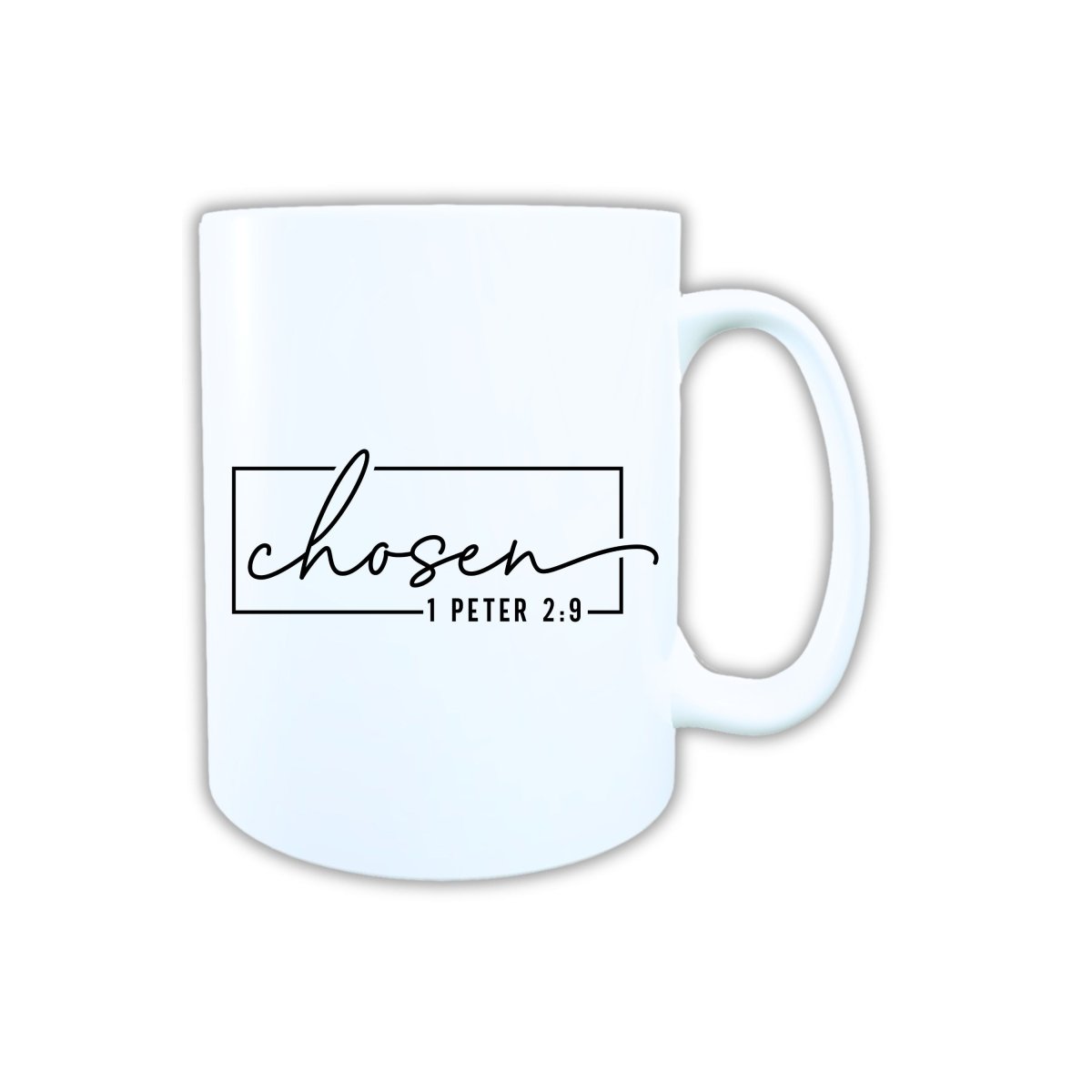 Keramik Tasse Jesus Chosen – Christliche Accessoires | Geschenkidee für Christen Kommunion_0005TG - Herz Jesu