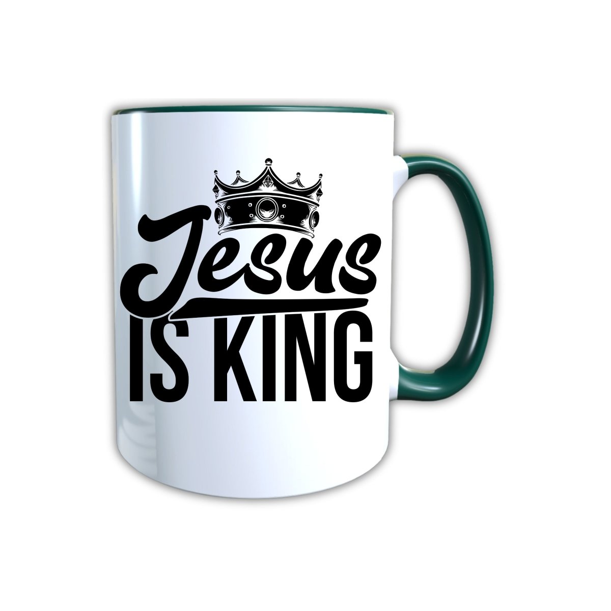 Keramik Tasse Jesus ist King – Christliche Accessoires | Geschenkidee für Christen Kommunion_0002TG - Herz Jesu