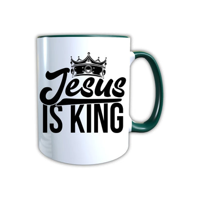 Keramik Tasse Jesus ist King – Christliche Accessoires | Geschenkidee für Christen Kommunion_0002TG - Herz Jesu