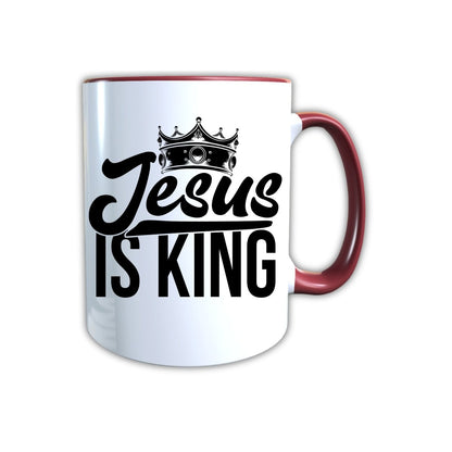 Keramik Tasse Jesus ist King – Christliche Accessoires | Geschenkidee für Christen Kommunion_0002TG - Herz Jesu