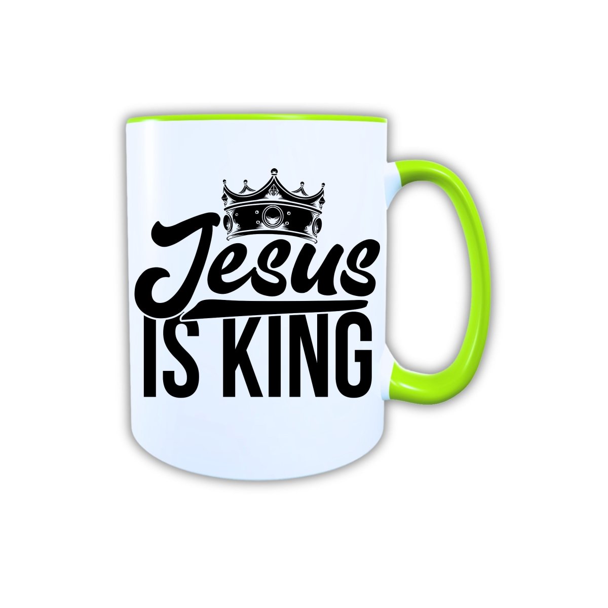 Keramik Tasse Jesus ist King – Christliche Accessoires | Geschenkidee für Christen Kommunion_0002TG - Herz Jesu