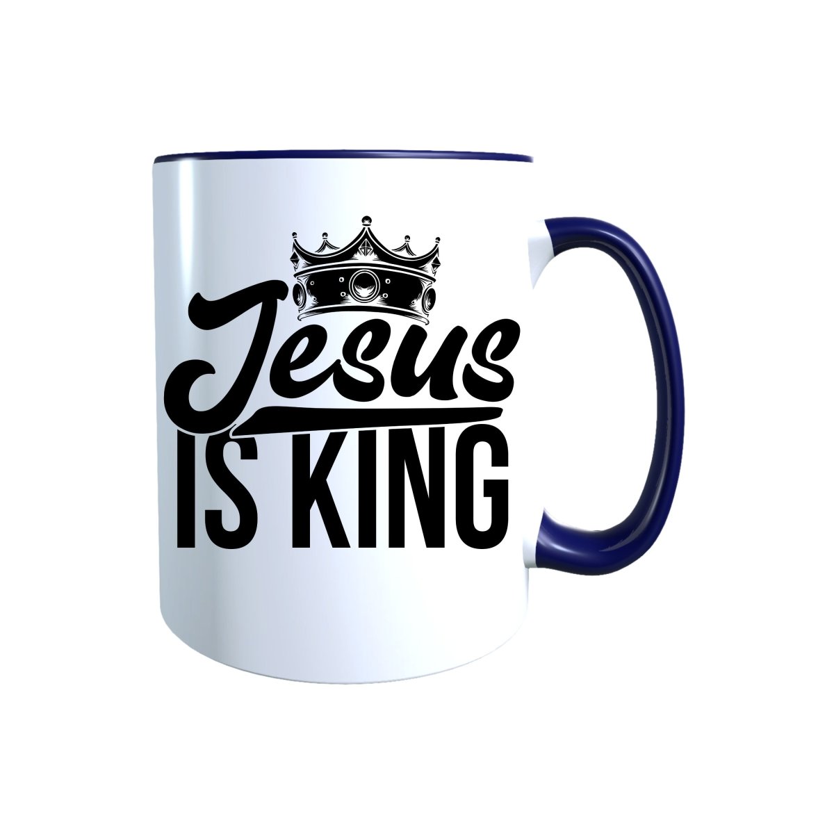 Keramik Tasse Jesus ist King – Christliche Accessoires | Geschenkidee für Christen Kommunion_0002TG - Herz Jesu