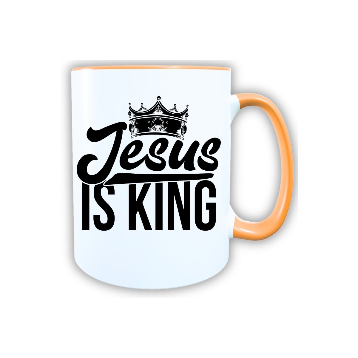 Keramik Tasse Jesus ist King – Christliche Accessoires | Geschenkidee für Christen Kommunion_0002TG - Herz Jesu