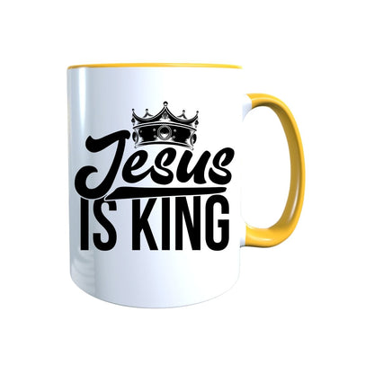 Keramik Tasse Jesus ist King – Christliche Accessoires | Geschenkidee für Christen Kommunion_0002TG - Herz Jesu