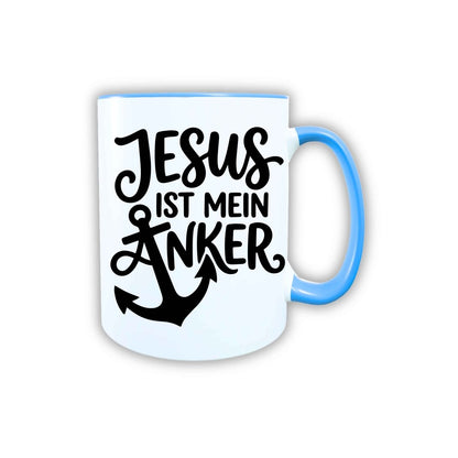 Keramik Tasse Jesus ist mein Anker – Christliche Accessoires | Geschenkidee für Christen Kommunion_0012TG - Herz Jesu