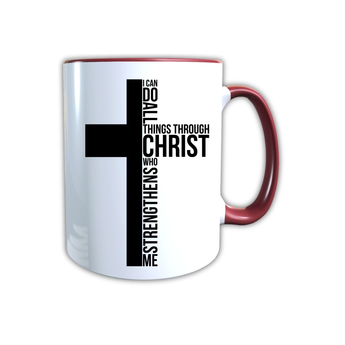 Keramik Tasse Jesus Kreuz – Christliche Accessoires | Geschenkidee für Christen Kommunion_0003TG - Herz Jesu