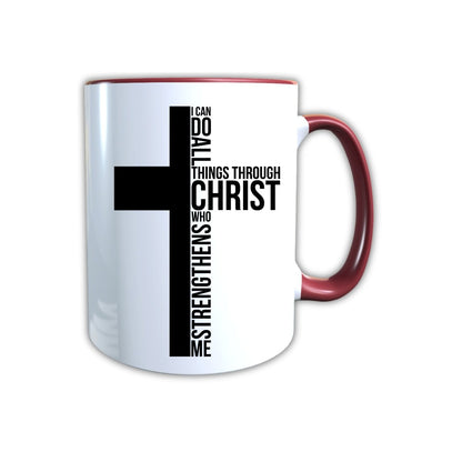 Keramik Tasse Jesus Kreuz – Christliche Accessoires | Geschenkidee für Christen Kommunion_0003TG - Herz Jesu